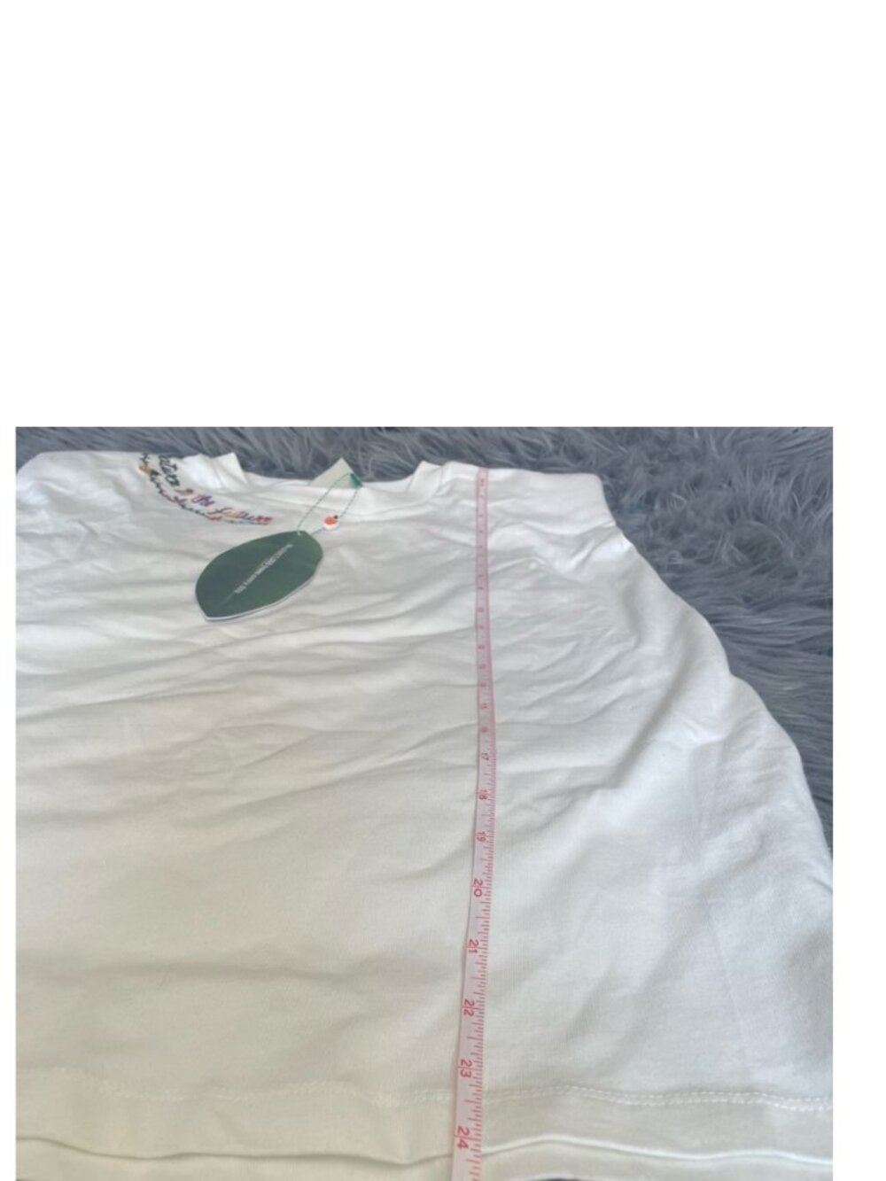FARM RIO size small nature is the future embroidered organic cotton t-shirt - Picture 6 of 6